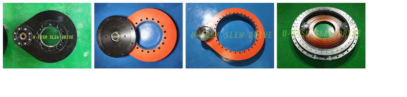 Customized internal gear double gear heavy load slewing drive S-III-I-1300-2 for positioners supplier
