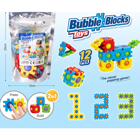 48Pcs Fidget Toys Set Stress Relief Sensory Toys with Push Bubble