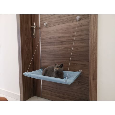 Cama ajustable casera del gato de la hamaca del animal doméstico de la estera de la jerarquía de la jaula de la manta de la ejecución de la ventana de la capa doble