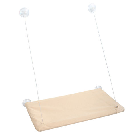 Cama ajustable casera del gato de la hamaca del animal doméstico de la estera de la jerarquía de la jaula de la manta de la ejecución de la ventana de la capa doble