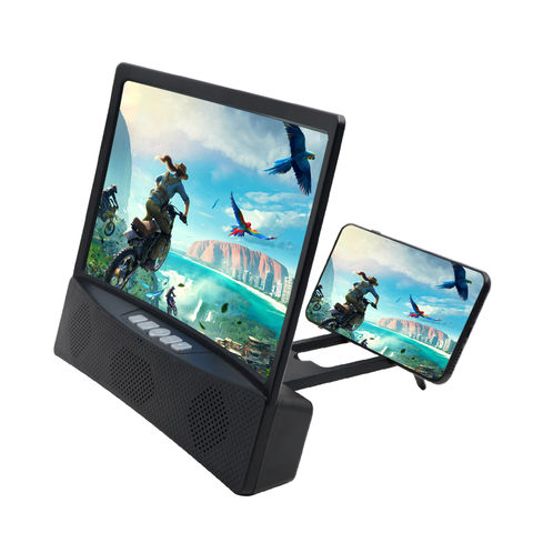 Bluetooth-Lautsprecher mit Bildschirmlupe, Bildschirmgröße: 12 Zoll (25,4 × 14,7 cm)