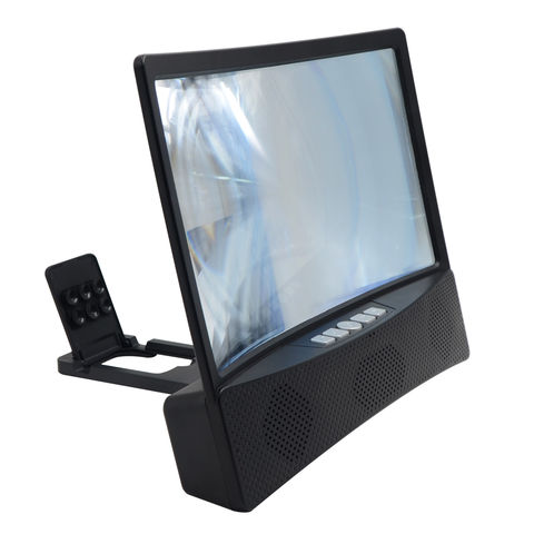 Bluetooth-Lautsprecher mit Bildschirmlupe, Bildschirmgröße: 12 Zoll (25,4 × 14,7 cm)