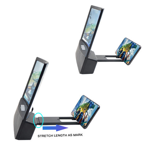 Bluetooth-Lautsprecher mit Bildschirmlupe, Bildschirmgröße: 12 Zoll (25,4 × 14,7 cm)
