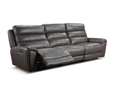 2 Seater Black 100 Genuine Leather Sofa, 100 Leather Sofa Recliner