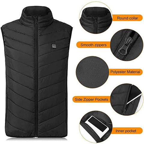 Factory Direct High Quality China Wholesale Electric Heated Clothing  Jacket, Heating Light Weight Winter Warm Vest/waistcoat For Men & Women  $8.98 from Xiamen Koitex Imp&Exp Co., Ltd.