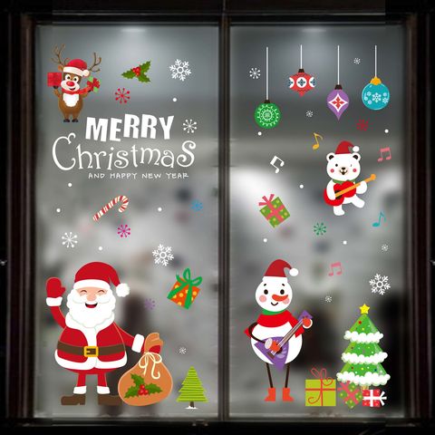 New Christmas Stickers Electrostatic Window Glass Stickers