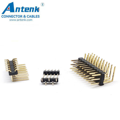 China 1.27mm Pitch Single Row SMT Type Pin Header Connector on Global ...