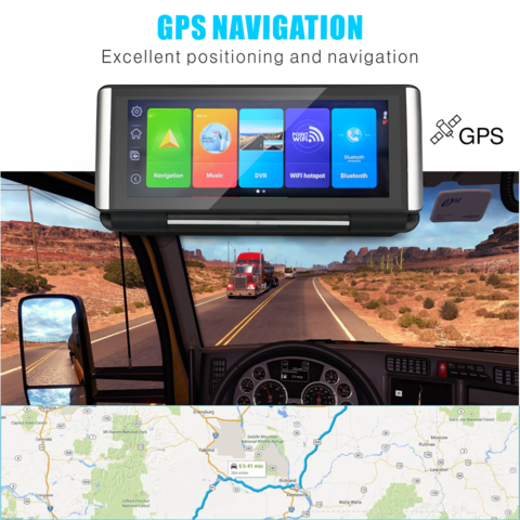 6.86 Inch Touch Screen Car Dash Camera Multi-Functional Car DVR Dual Camera  4G Dash Cam with WiFi/GPS/Bluetooth Function Car Camcorder - China 4G Dash  Cam, Touch Screen Mobile DVR