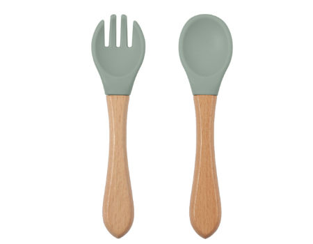 Silicone Spoon Fork for Baby Utensils