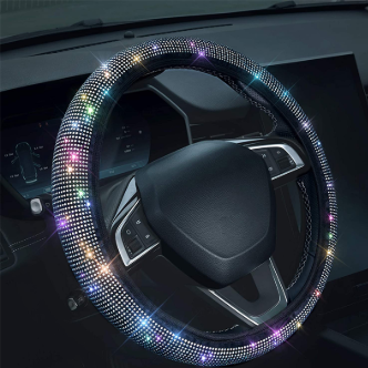 PU Leather Cute Car Steering Wheel Cover for Girls Car Accessories Women -  China Car Steering Wheel Cover, Auto Spare Part