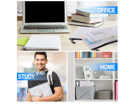 Hotsales Eco friendly File Folder Document PVC Zipper Tool File Pouch Pencil Case Bag supplier