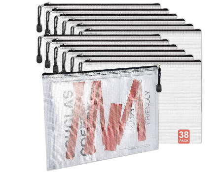 Hotsales Eco friendly File Folder Document PVC Zipper Tool File Pouch Pencil Case Bag supplier