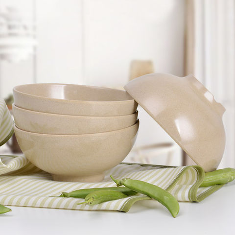Clearance Sale 6 Inch Wheat Straw Bowl Eco-friendly Soup Fruit