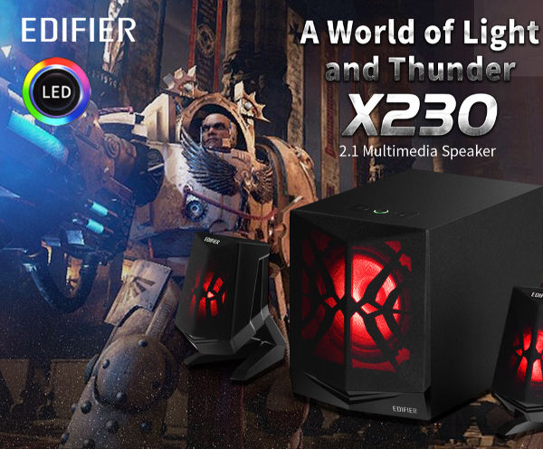 edifier x230 multimedia 2.1 speaker