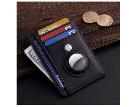 Retro Minimalist Men's AirTag Wallet RFID Wallet Multi Card Holder for Apple  AirTag - AliExpress