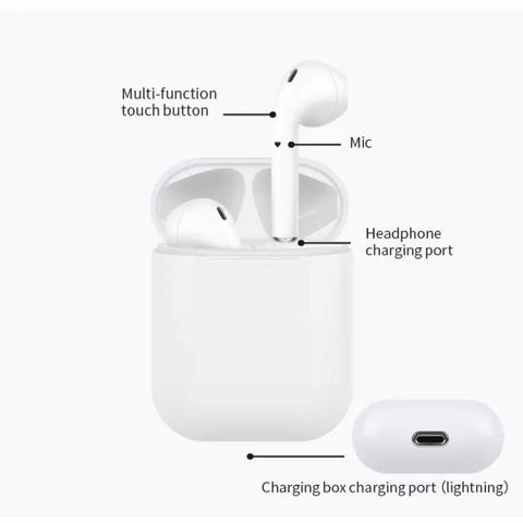 Does i12 tws discount have wireless charging