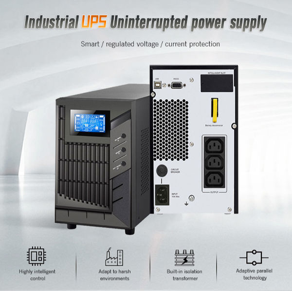 China 12V Battery Backup UPS Power Supply Single Phase Online UPS 10KW