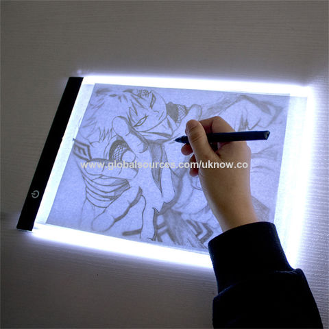 Portable A4 Tracing Board LED Copy Board Light Box for Kids, Slim Light  Learning Pad Drawing Board, USB Power Copy Painting Board Tracing Light  Board