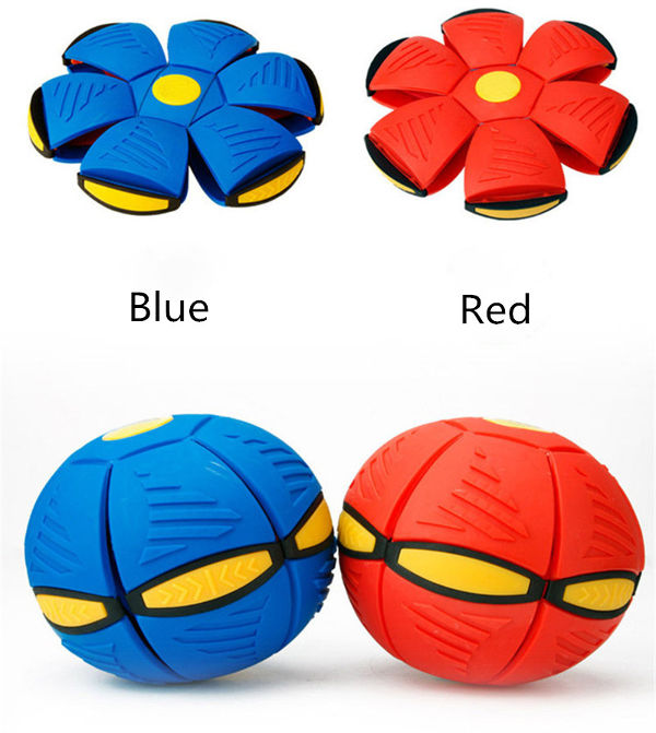 Kids Flat Throw Disc Ball Flying UFO Magic Balls with For