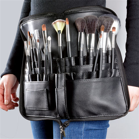 Buy Wholesale China Foldable Makeup Brush Bag Cosmetics Brushes With Waist  Bag Women Cosmetic Makeup Brush Belt Bag & Makeup Brush Belt Bag at USD 3.5