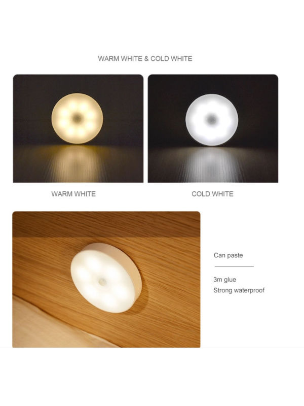 China Cheape price portable led light light night light motion sensor led ABS for