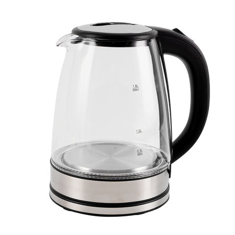 Cordless Electric Tea Kettle - 1.7L Glass & Stainless Steel