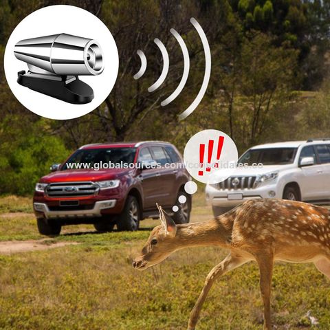 PETUFUN cerf pour Camion,Dispositifs d'avertissement cerf pour Voitures - Dispositif  d'alerte d'effaroucheur sifflet d'animal ultrasonique Vent Auto-adhésif :  : Animalerie