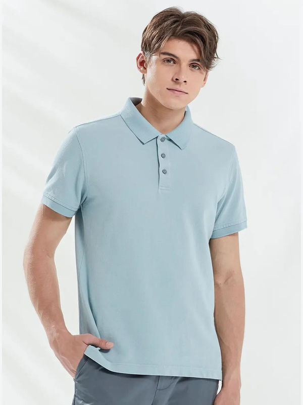 non collared polo shirts