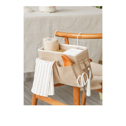 Buy Wholesale China Jute Larg Charger Slot Under Mattress Holder Household  Hanging Bedside Caddy Storage Organizer Bag & Bedside Caddy Storage  Organizer Bag at USD 1