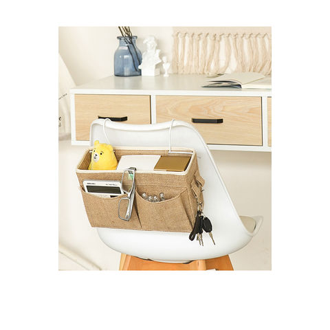 Buy Wholesale China Jute Larg Charger Slot Under Mattress Holder Household  Hanging Bedside Caddy Storage Organizer Bag & Bedside Caddy Storage  Organizer Bag at USD 1