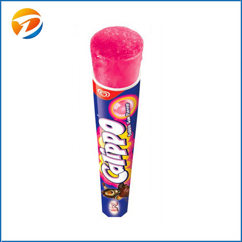 China Calippo Paper Tube with Paper Lid Customer Logo Factory Design on ...