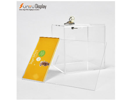 Buy Wholesale China Wholesale Clear Acrylic Donation Box Acrylic Suggestion  Boxes Ballot Box With Lock & Acrylic Suggestion Boxes at USD 11