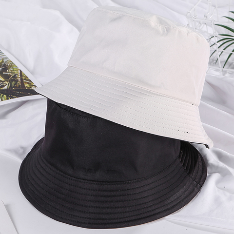 【HOT】 Spring Autumn Solid Color Soft Baby Bucket Hat Cotton