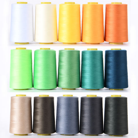 40/2 10000y Hilo De Coser 100% Polyester Sewing Thread - China