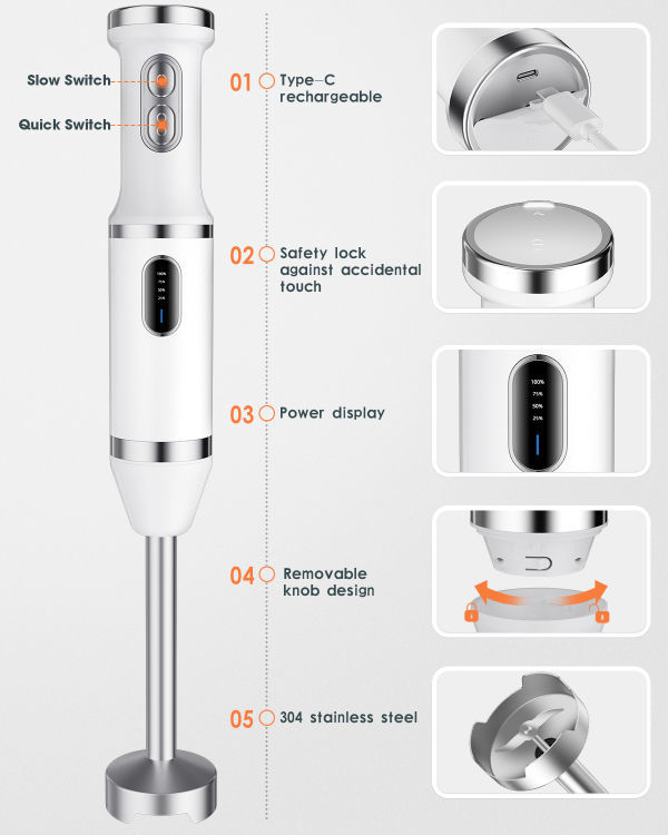 China 4in 1 Multifufnctional 200W Cordless Battery Operated Hand