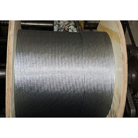China GALV STEEL WIRE ROPE 6*24+7FC , 1870Mpa , RHRL , 1000M/REEL on ...
