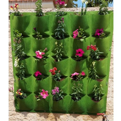 Buy Wholesale China Wall Hanging Planting Bags Flower Pot Grow Bag