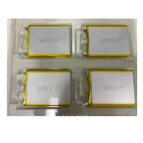 Batería de polímero de litio personalizada para tablet, 357090 3.8V 3000mAh para ordenador portátil