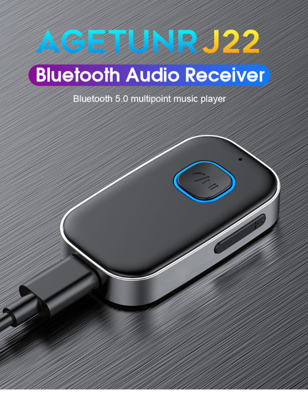 Récepteur Bluetooth Voiture Bluetooth AUX 3.5mm Musique Récepteur