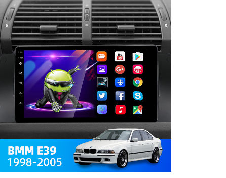 9 Inch Android 1+16g Car Gps Navigation Multimedia Player Bluetooth  Autoradio Car Stereo Player For-bmw E39 E53 X5