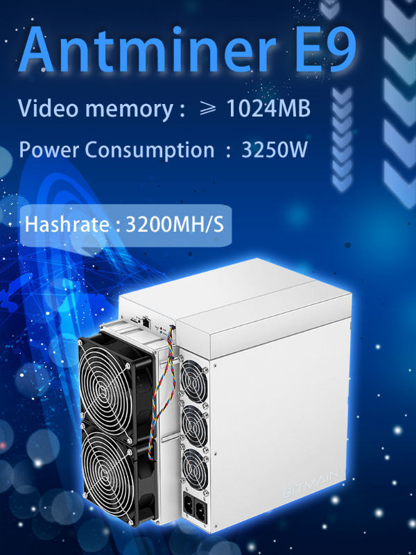 Eth Coin Miner 2556W Consumption 3GH/S Antminer-e9 With Psu ...