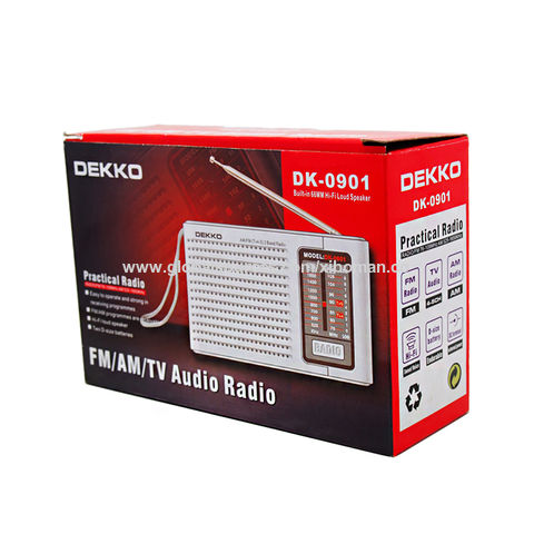 Compre Am Fm Tv Portátil Radio 2xr20 Battery Dk-0901 y Radio Portátil De  Bolsillo de China por 3.33 USD