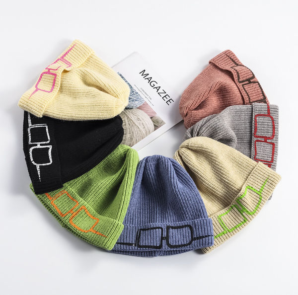 Acrylic Winter Hats Custom Jacquard 