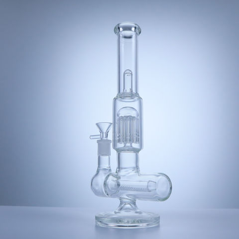 Wholesale 8 Inch Glass Bong Accessory Matrix Percolators With Clear Hookahs  And Color Edge Water Pipe From Smoking_glass, $34.36