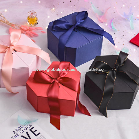 Small gift box with cream ribbon (11.5x7cm) - Gift boxes - Pindea