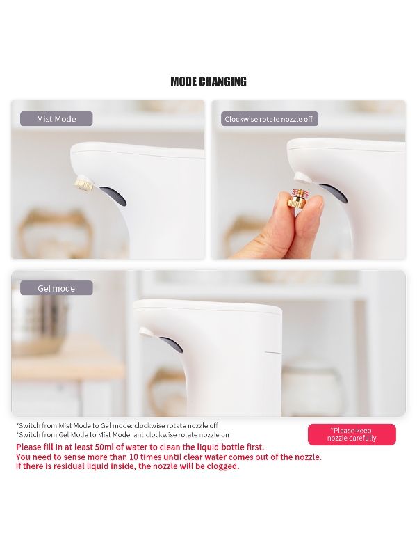 Bathroom and kitchen automatic alcohol spraying dispenser soap dispenser with Infrared sensor supplier