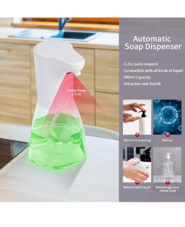 Bathroom and kitchen automatic alcohol spraying dispenser soap dispenser with Infrared sensor supplier