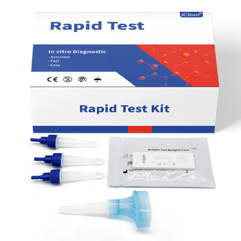 China Iclean Lateral Flow Diagnosis Home Hiv Malaria Test Kit Lungene Antigen Rapid Test Kit