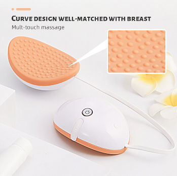 Buy China Wholesale Wireless Silicone Chest Massager Red Blue Light  Lactation Massage Care Hot Vibrating Breast Massager & Breast Massager $28