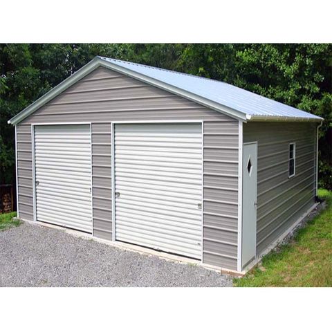 China Prefabricated garage price canopy steel building open garage on ...